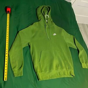 Green Nike hoodie